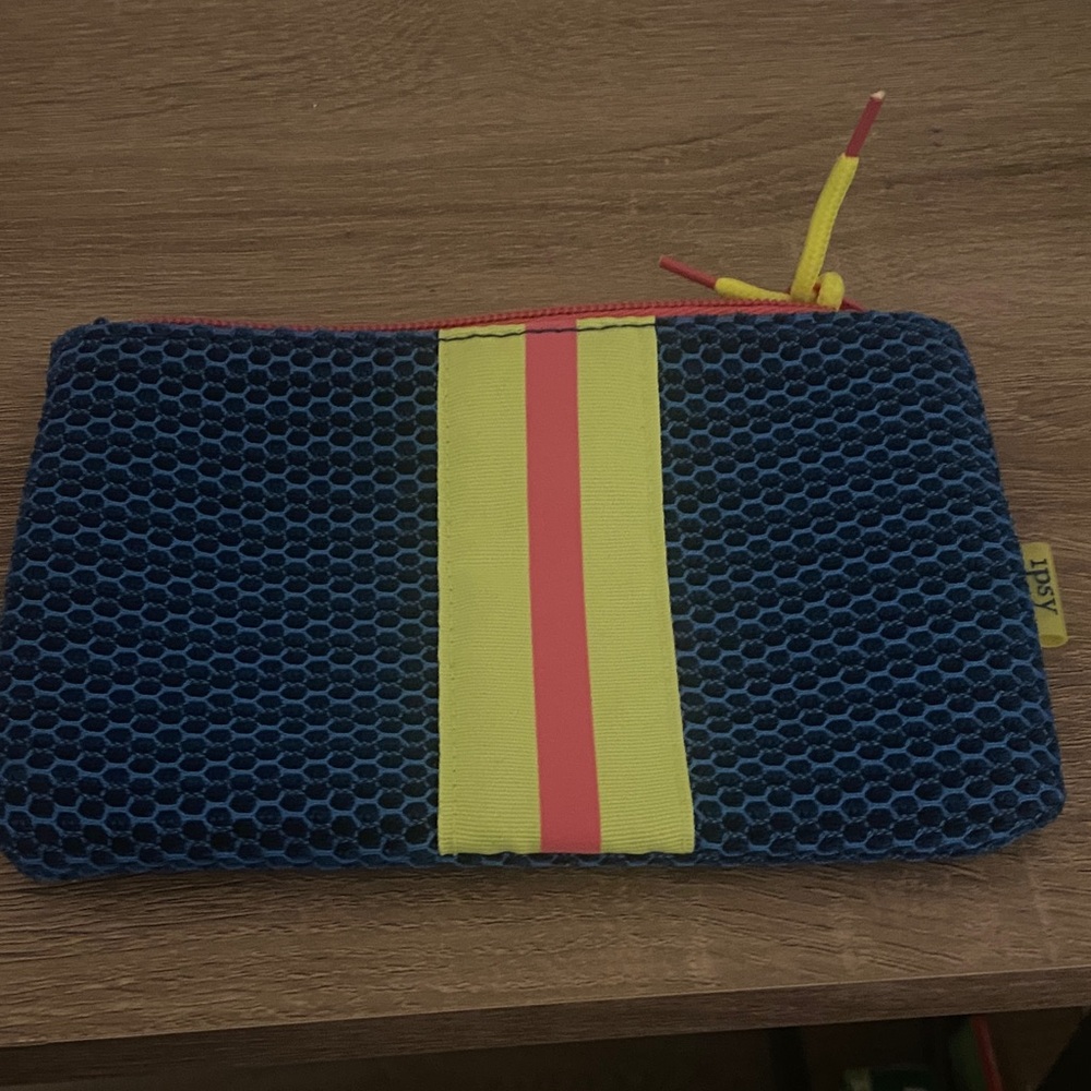 Stylish Blue and Yellow Clutch by